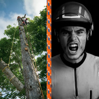 美國 samson HYPERCLIMB 雙編織攀樹繩 11.7mm 橘色 (每米裁切販售)