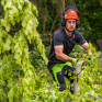 英國 Arbortec 鏈鋸防護褲 AT4015 Breatheflex Chainsaw Trousers Design A Plus Class 1 - Lime | 萊姆綠/黑