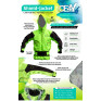 瑞士 CE4Y Shield Jacket 溯溪防水透氣夾克 黃綠色