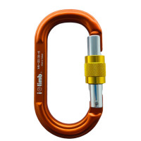 iclimb 302-SL 鋁合金手鎖 O型鉤環 23kn 橘色