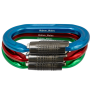 英國 DMM Ultra O Locksafe Colour Pack 三段自動鉤環 (三顆組) A327-P3