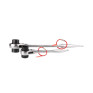 澳洲 GRIPPS Screwlock Cable - 3mm x 150mm 鎖牙鋼索工具固定環 (5條一組) H01031-5