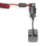 澳洲 GRIPPS Coil E-Tether With Poly Clamp & E-Catch (Non-Conductive) - 0.5kg / 1.1lb 無金屬彈簧電器防墜繫繩附高強度夾具與 E-Catch（絕緣型) H01059