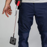 澳洲 GRIPPS Coil E-Tether With Poly Clamp & E-Catch (Non-Conductive) - 0.5kg / 1.1lb 無金屬彈簧電器防墜繫繩附高強度夾具與 E-Catch（絕緣型) H01059
