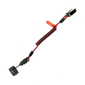 澳洲 GRIPPS Coil E-Tether with Steel Clamp & E-Catch 電子設備螺旋防墜繫繩