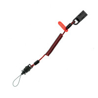 澳洲 GRIPPS Coil E-Tether With Poly Clamp (Non-Conductive) - 0.5kg / 1.1lb 無金屬彈簧電器防墜繫繩附高強度夾具（絕緣型）H01065