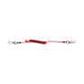 澳洲 GRIPPS Coil Tether Single-Action - 0.75kg / 1.65lb 鋼絲彈簧工具防墜繫繩附單動自動鎖扣（限重 0.75 kg) H01068