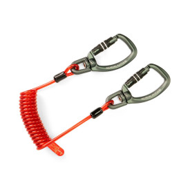 澳洲 GRIPPS Coil Tether Dual-Action 雙安全扣螺旋工具防墜繫繩