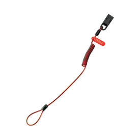 澳洲 GRIPPS Coil Hard Hat Tether (Non-Conductive) - 0.5kg / 1.1lb 無金屬安全帽彈簧防墜繫繩（絕緣型）H01075
