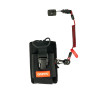 澳洲 GRIPPS Adjustable Two-Way Radio Holster with Coil E-Tether & E-Catch - 0.5kg / 1.1lb 防墜落認證對講機及手機專用收納套 H02035