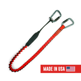 澳洲 GRIPPS Bungee Tether Two Dual-Action Carabiners 雙安全扣彈性工具防墜繫繩 7kg