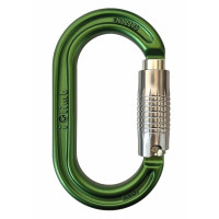 iclimb 210B-3LS 對稱性正O自動鋁合金鉤環 綠色