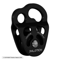 英國 ISC Phlotich Pulley 新側開雙孔滑輪 黑色