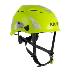 義大利 KASK SUPERPLASMA PL HI VIZ 攀樹/攀岩/工程/救援/戶外活動 頭盔 反光螢光黃