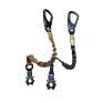 美國 Yates 565FROG SF Personal Retention Lanyard 直升機人員固定繫繩 | 戰術黑