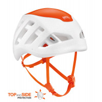 法國 Petzl SIROCCO 超輕量岩盔/攀岩頭盔/滑雪頭盔 A073 白橘 A073AA