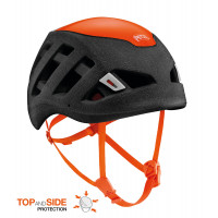 法國 Petzl SIROCCO 超輕量岩盔/攀岩頭盔/滑雪頭盔 A073 黑橘 A073BA