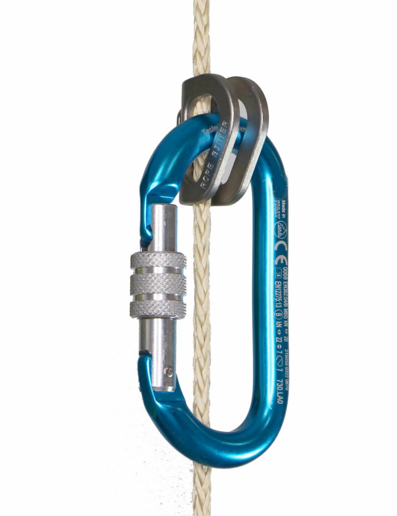 西班牙 Protecttion ROPE BITTER 微型上升器 12kN (5-7.5mm) 含一顆Kong手鎖鉤環