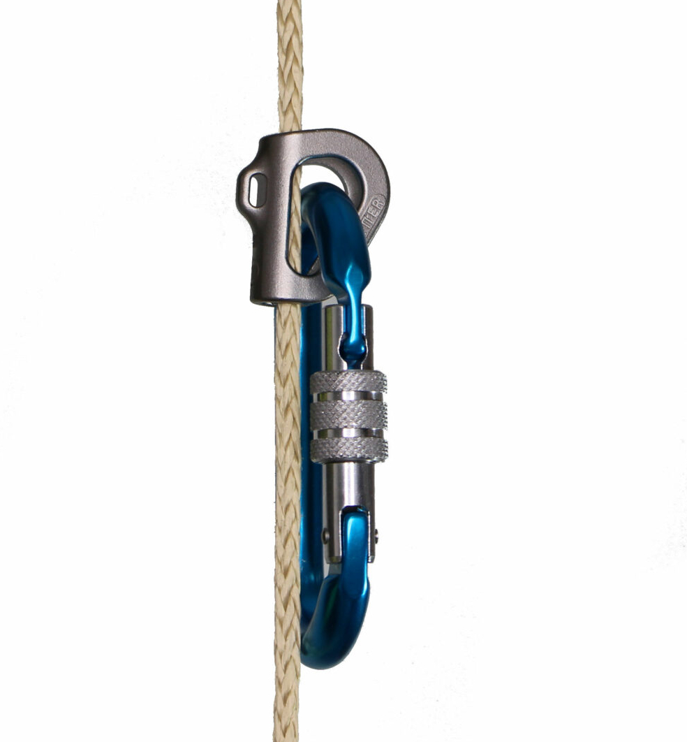 西班牙 Protecttion ROPE BITTER 微型上升器 12kN (5-7.5mm) 含一顆Kong手鎖鉤環